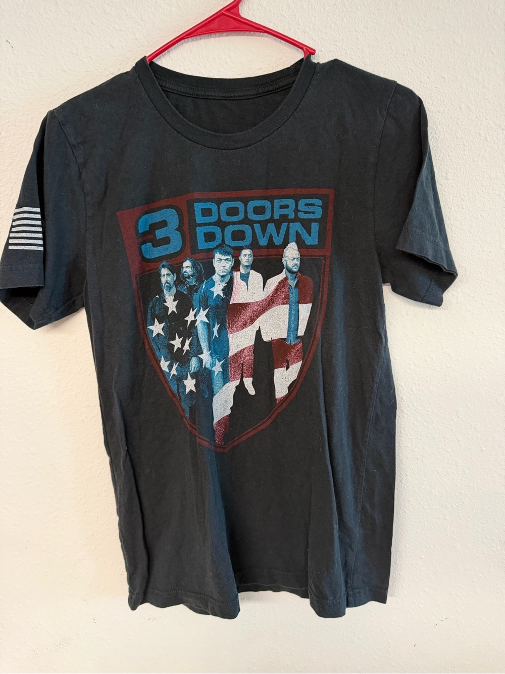 Women’s 3 doors down Black Graphic Band Tee